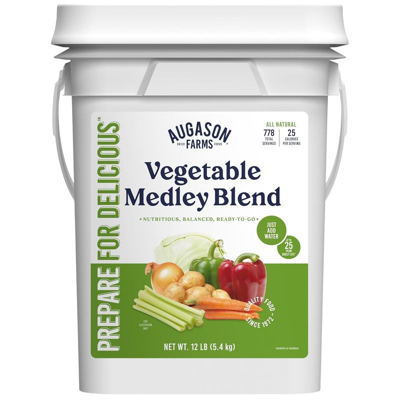 Dehydrated veggies