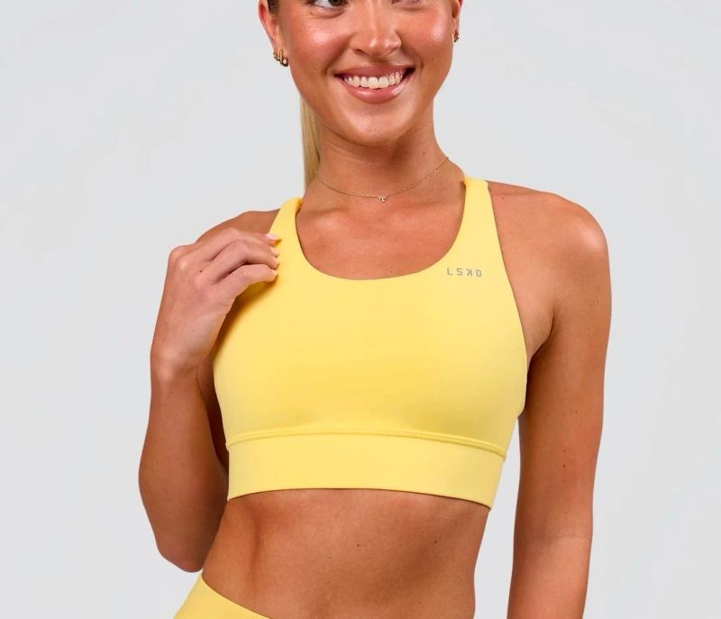 Accelerate sports bra - Lemon 🍋