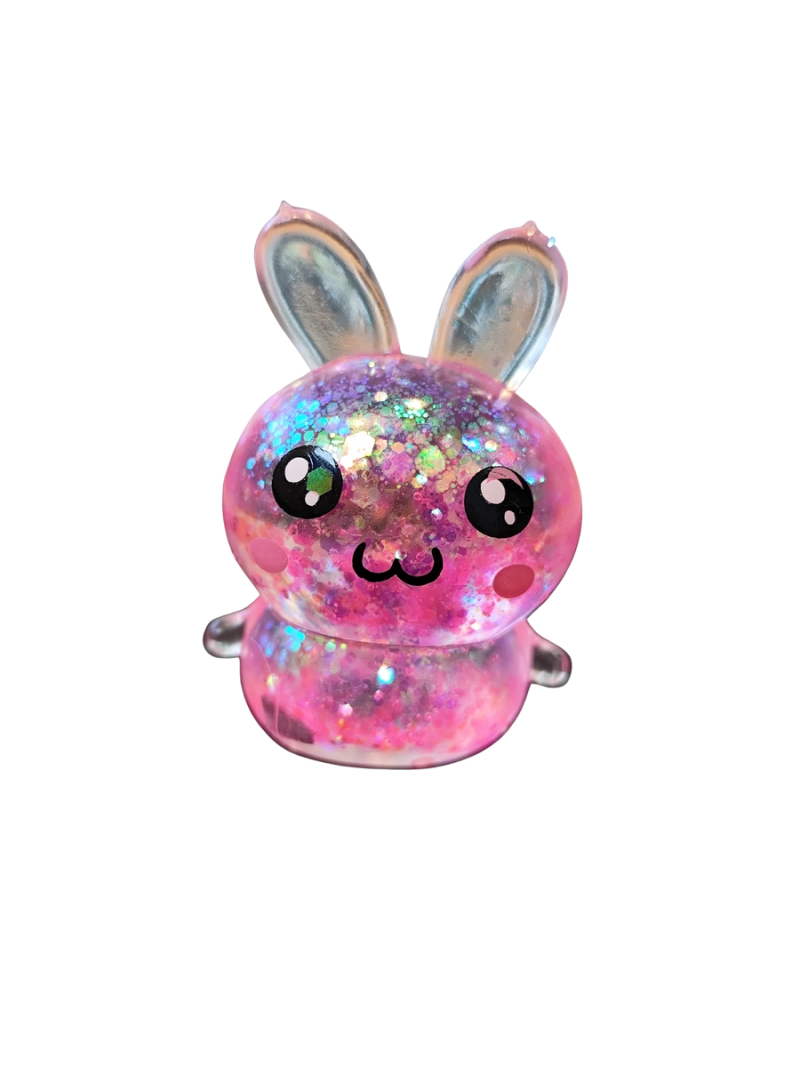 Rabbit Glitter Squishy NZ