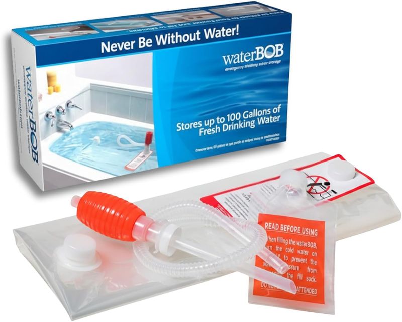 Water Storage Bladder | 100 Gallon Capacity | Bath tub