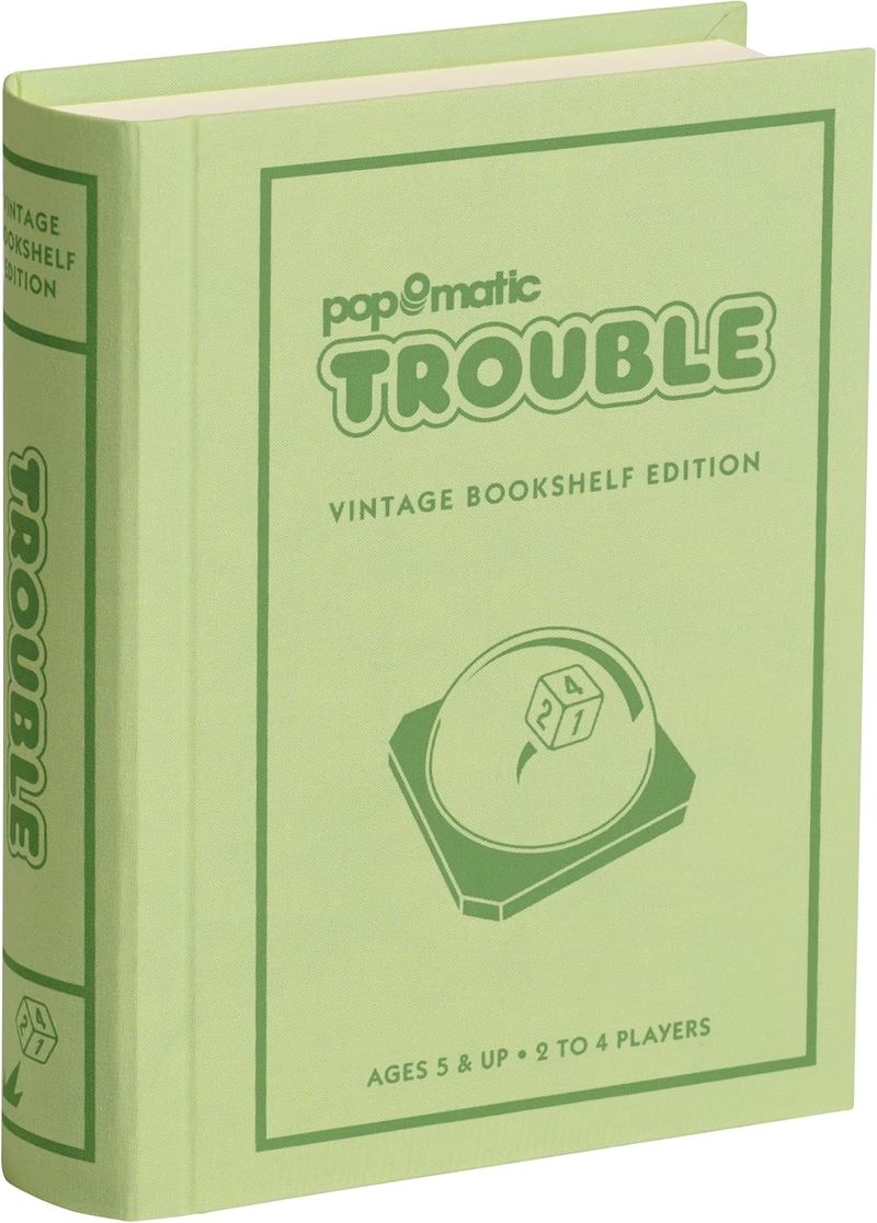 WS Game Company Trouble Vintage Bookshelf Edition Classic Family Board Game