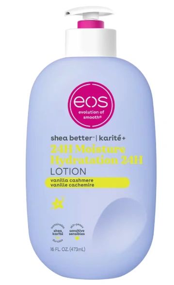 eos Shea Better 24H Moisture Body Lotion, Vanilla Cashmere, 473 ml