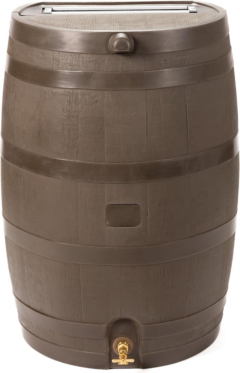 50-Gallon Rain Barrel